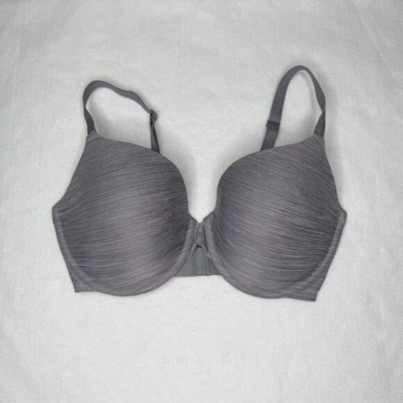 Victoria’s Secret 34DDD Gray Uplift Semi Demi Bra Lightly Lined Everyday T-Shirt - Picture 1 of 4